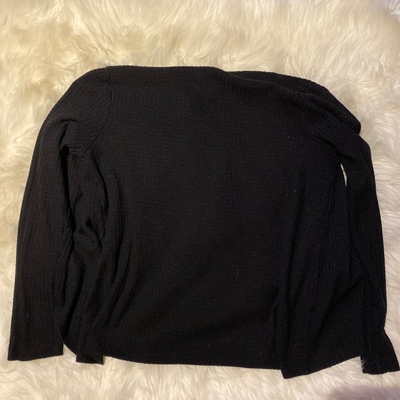 Women’s Paper Crane Black Shrug Sweater Lightweight size Small - Picture 4 of 7